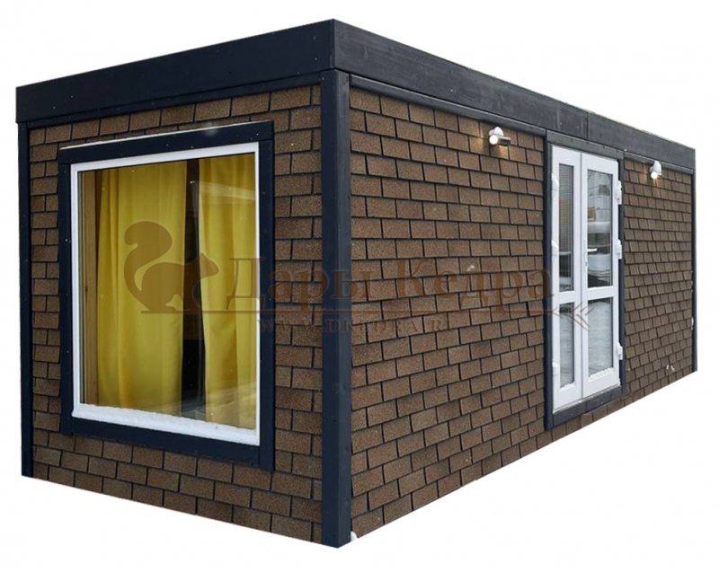 Утеплённый зимний кемпинг-дом «Панорама» с боковым входом